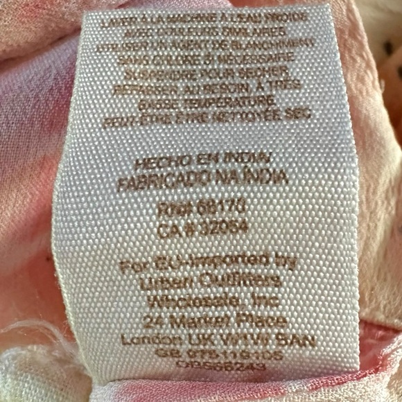 Free People Bohemian Beach Maxi Top Tie Dye Festival Fairy Spring Summer Small - Picture 10 of 15